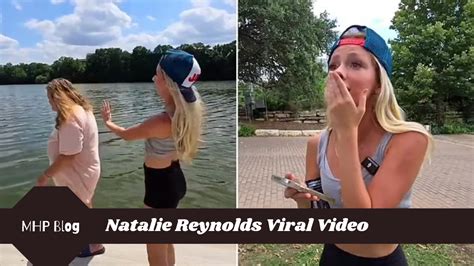 natalie reynolds leak|Influencer Natalie Reynolds runs from woman struggling in lake